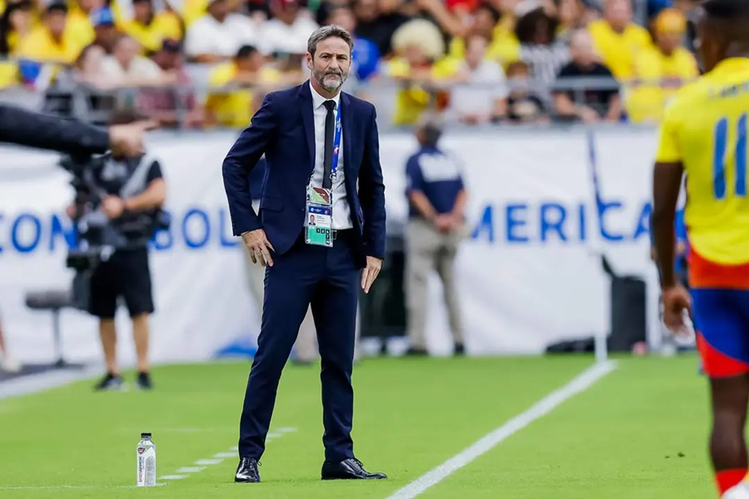 El entrenador Thomas Christiansen de Panam&aacute; Copa Am&eacute;rica 2024. EFE/EPA/JUAN G. MABANGLO